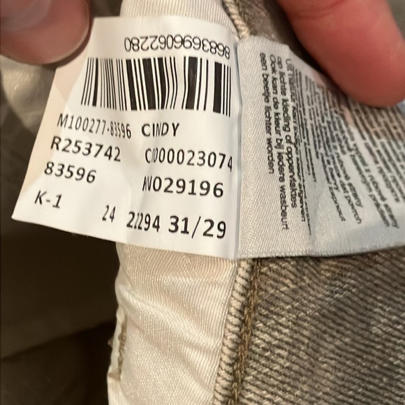 Mavi Gray Womens Cindy Mom Jeans Altered 34x26 - Picture 8 of 9